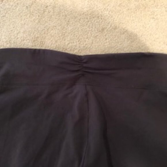 Calvin Klein Performance Activewear Capri Length Mid Rise Leggings Dk Gray Sz L - Picture 5 of 6